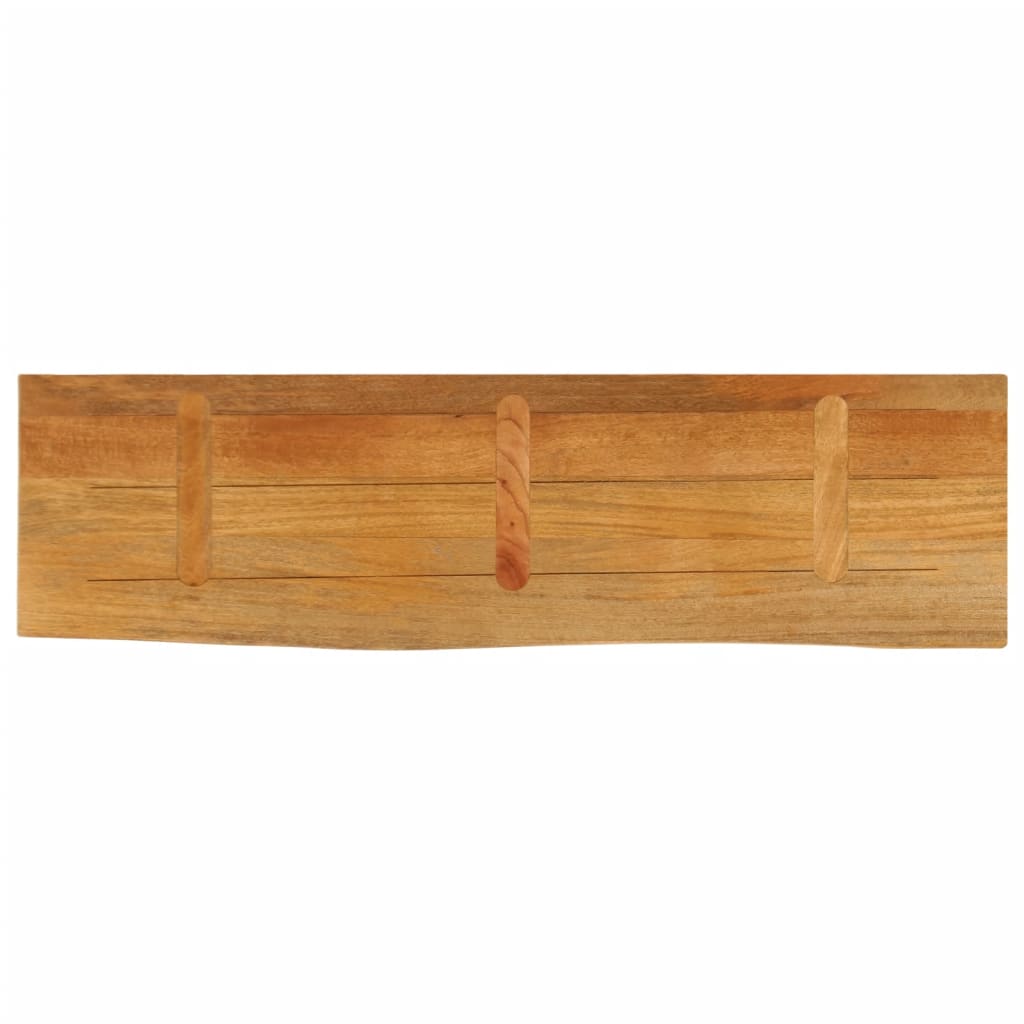 vidaXL Table Top Live Edge 110x30x2.5 cm Solid Wood Mango