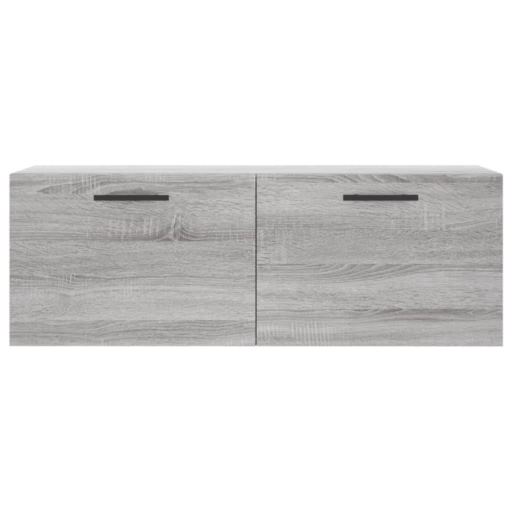 vidaXL Wall Cabinet Grey Sonoma 100x36.5x35 cm Engineered Wood