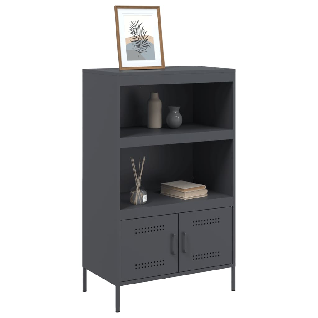 vidaXL Highboard Anthracite 68x39x113 cm Steel