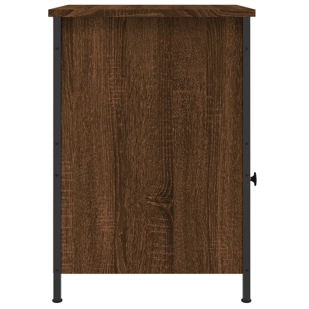 vidaXL Bedside Cabinets 2 pcs Brown Oak 40x42x60 cm Engineered Wood