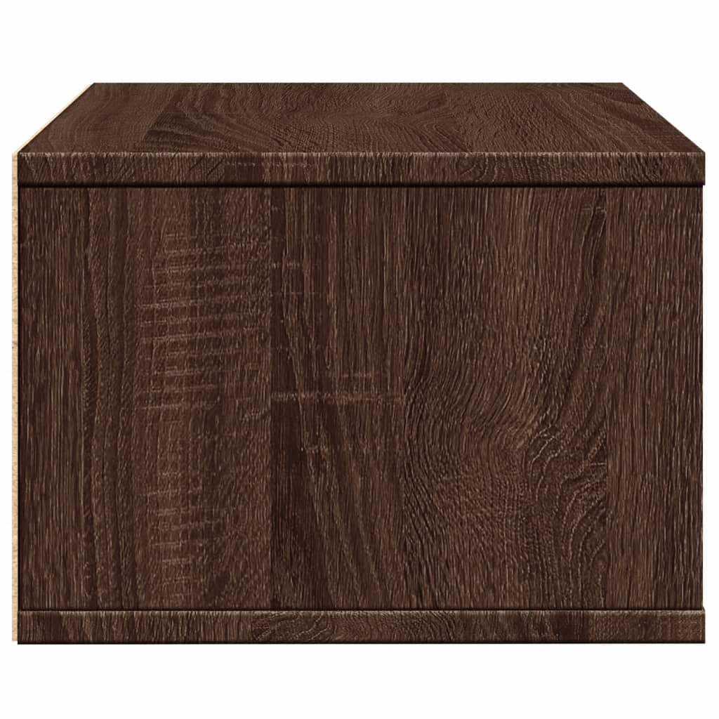 vidaXL Printer Stand Brown Oak 40x32x22,5 cm Engineered Wood