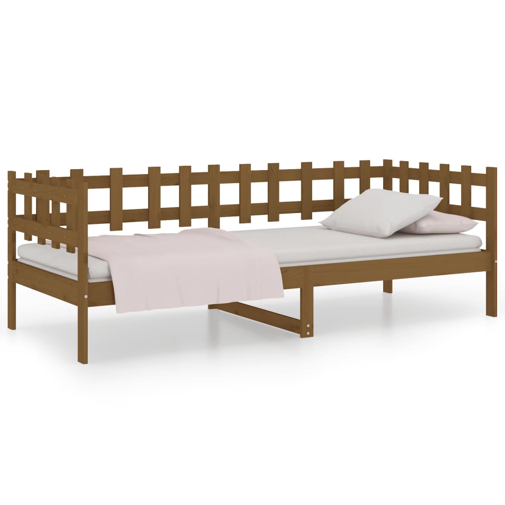 vidaXL Day Bed without Mattress Honey Brown 80x200 cm Solid Wood Pine