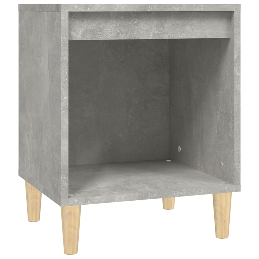 vidaXL Bedside Cabinet Concrete Grey 40x35x50 cm