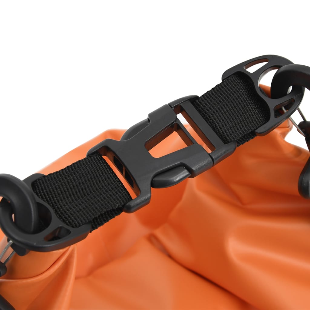 vidaXL Dry Bag with Zipper Orange 30 L PVC