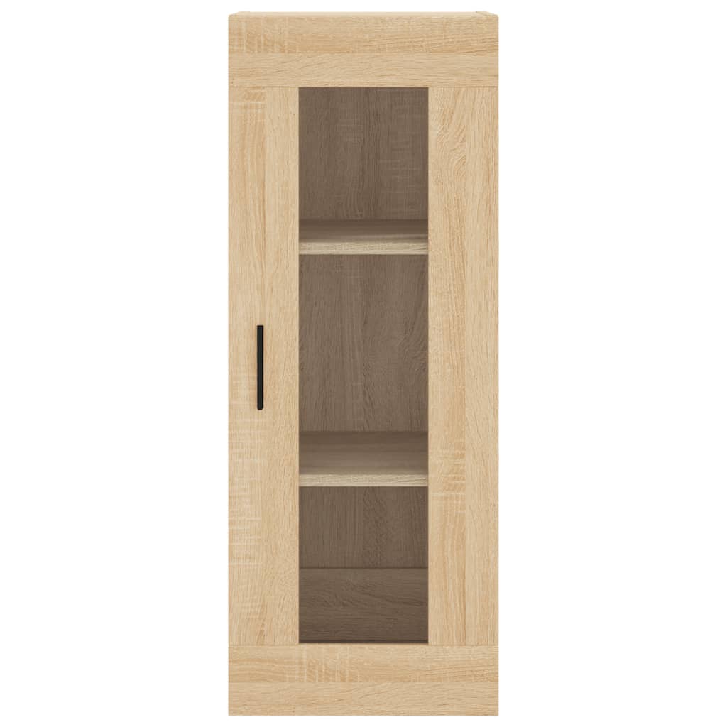 vidaXL Highboard Sonoma Oak 34.5x34x180 cm Engineered Wood