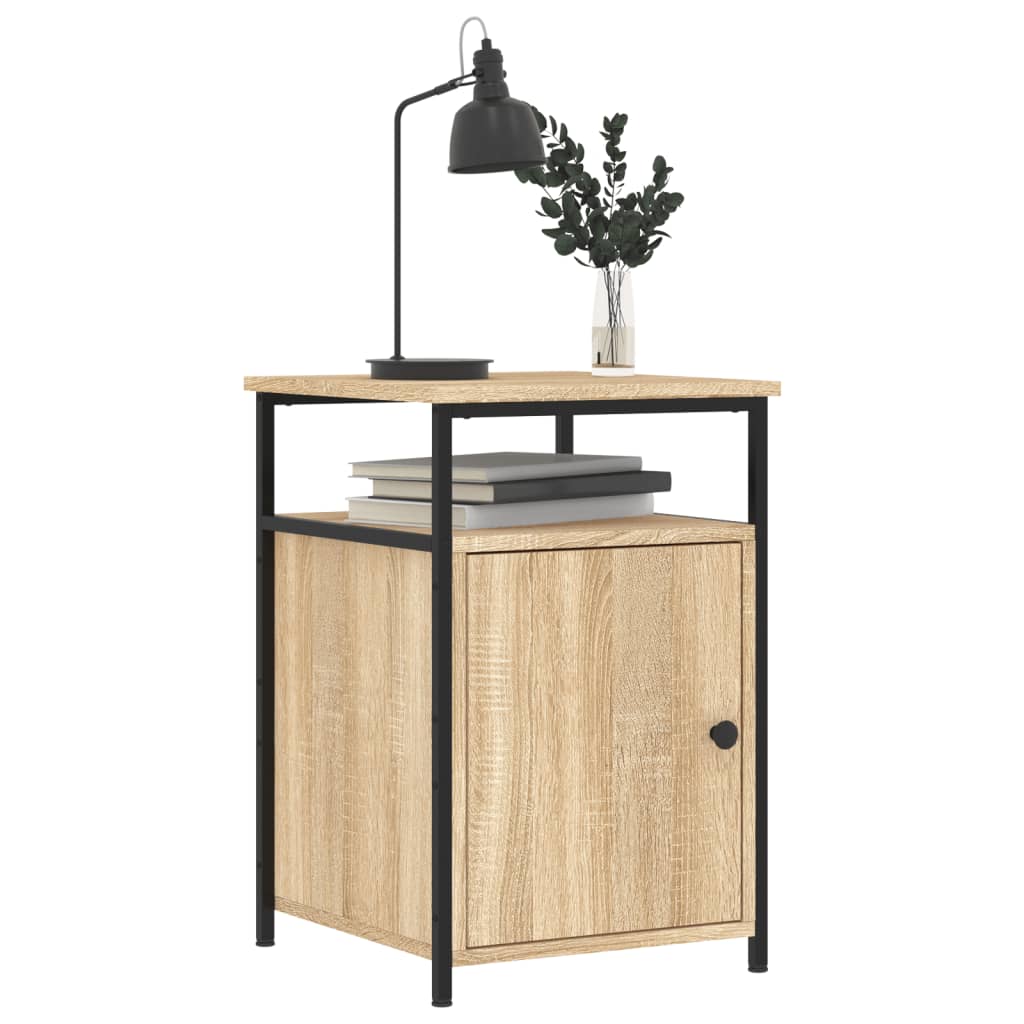 vidaXL Bedside Cabinet Sonoma Oak 40x42x60 cm Engineered Wood