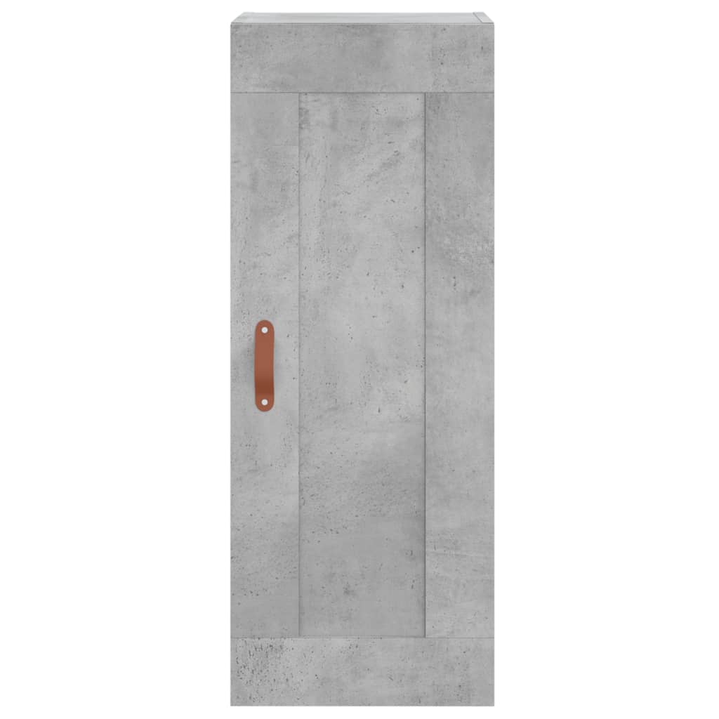 vidaXL Highboard Concrete Grey 34.5x34x180 cm Engineered Wood