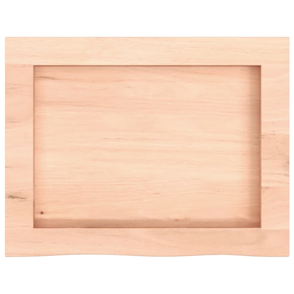 vidaXL Wall Shelf 40x30x(2-6) cm Untreated Solid Wood Oak