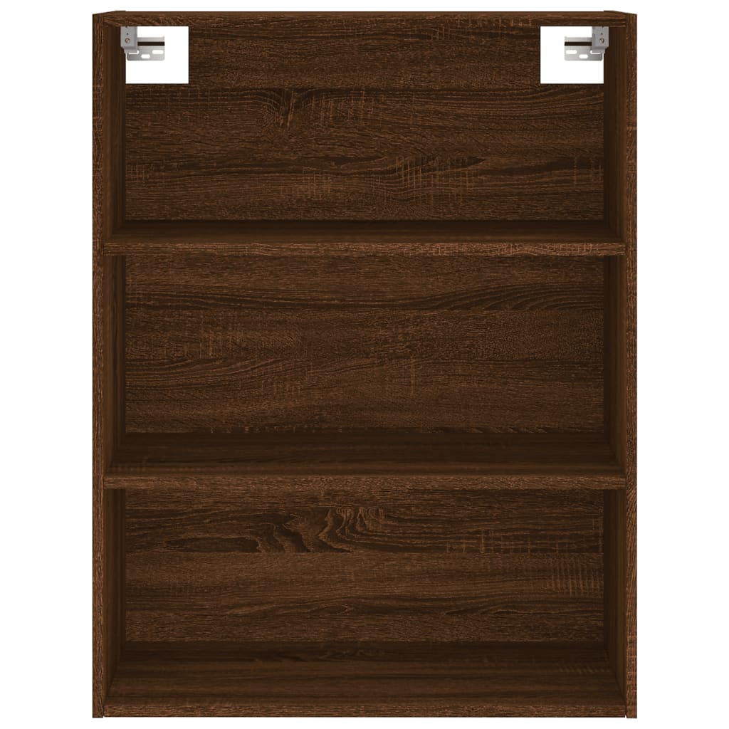 vidaXL Highboard Brown Oak 69.5x34x180 cm Engineered Wood