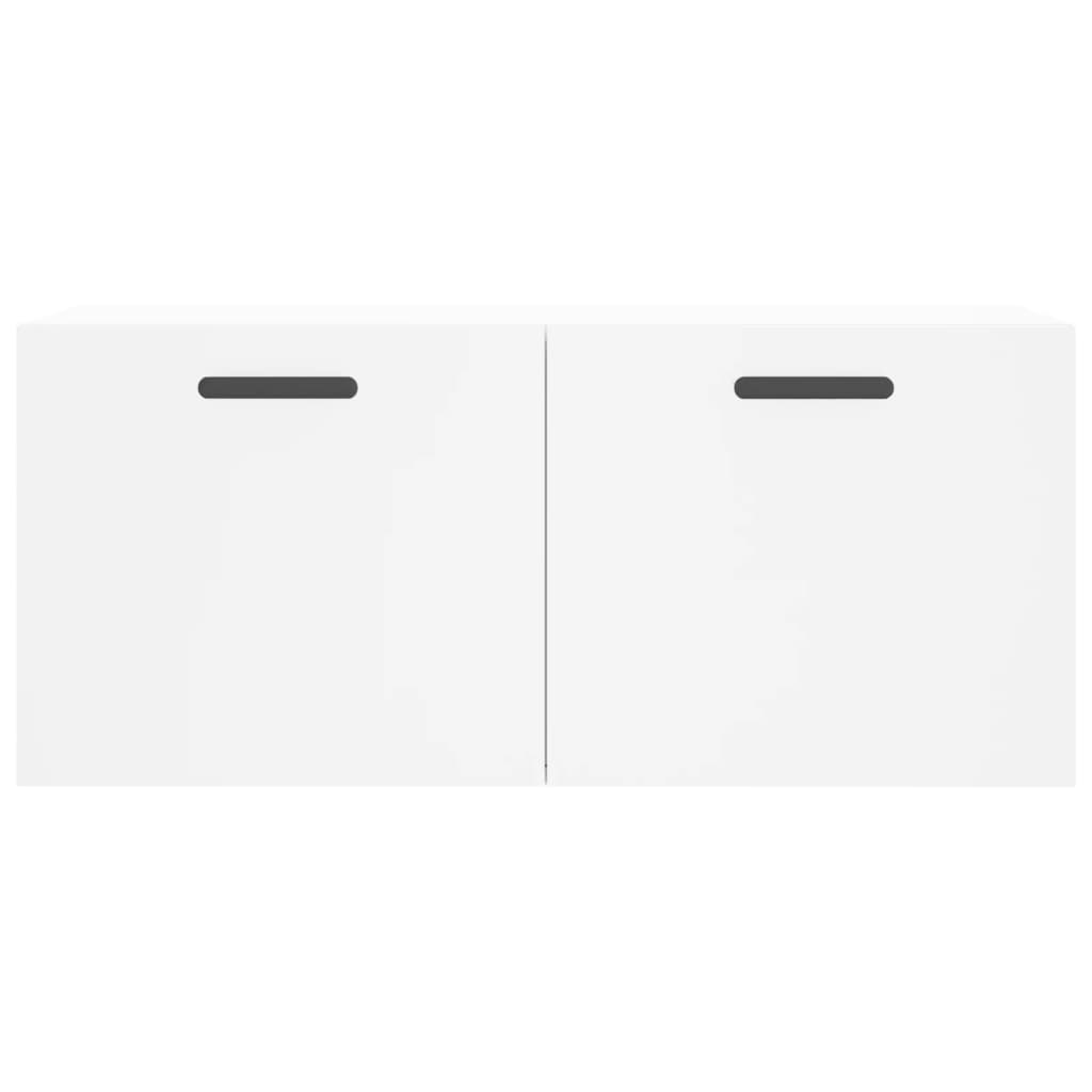 vidaXL Wall Cabinet White 80x36.5x35 cm Engineered Wood