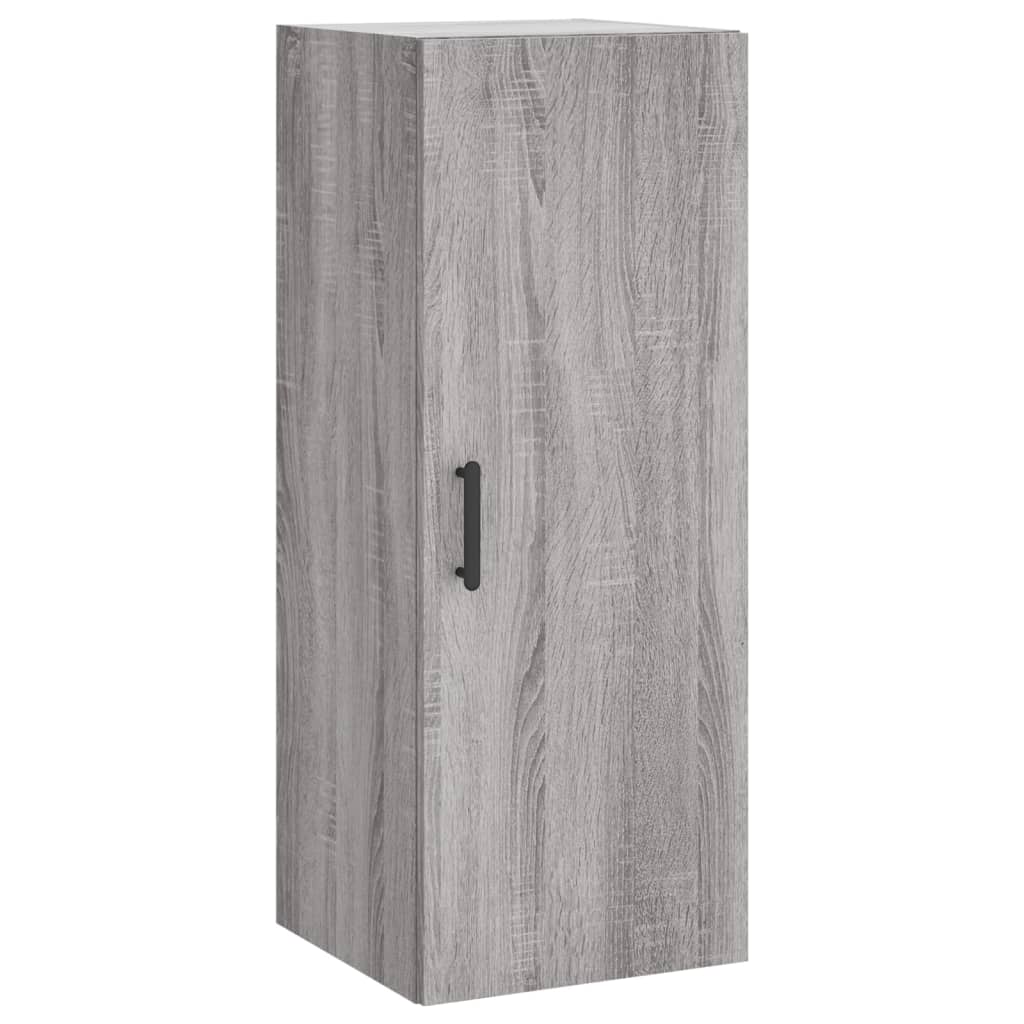 vidaXL Highboard Grey Sonoma 34.5x34x180 cm Engineered Wood