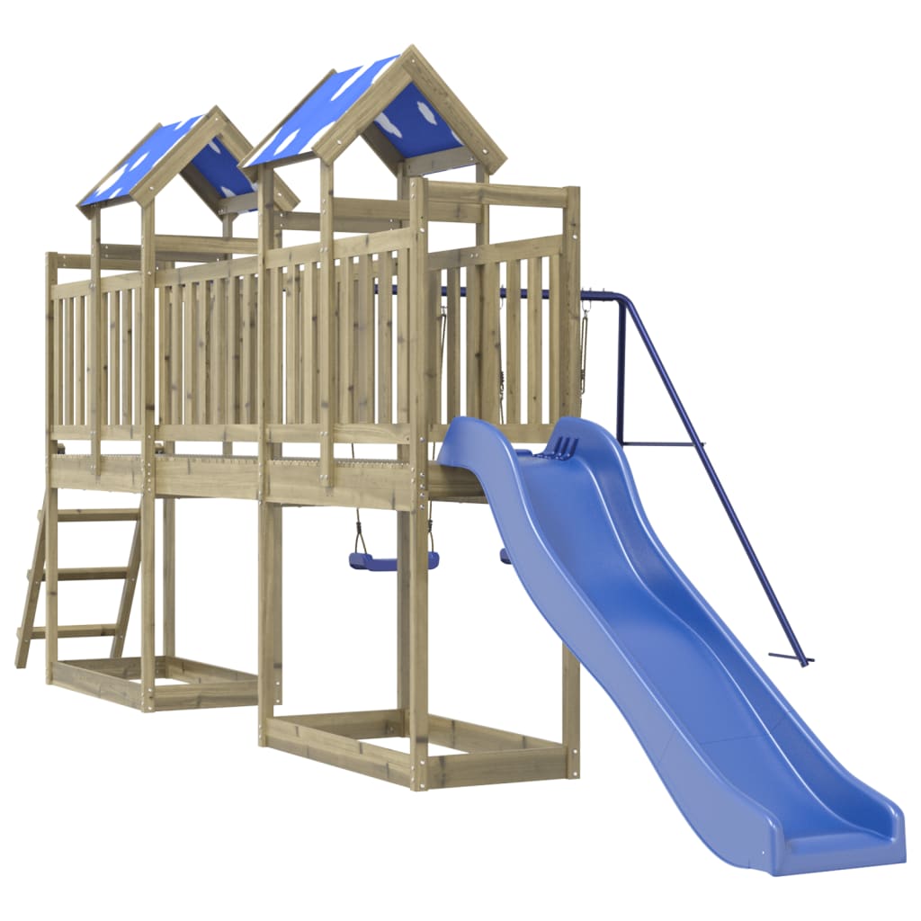 vidaXL Outdoor Playset Impregnated Wood Pine