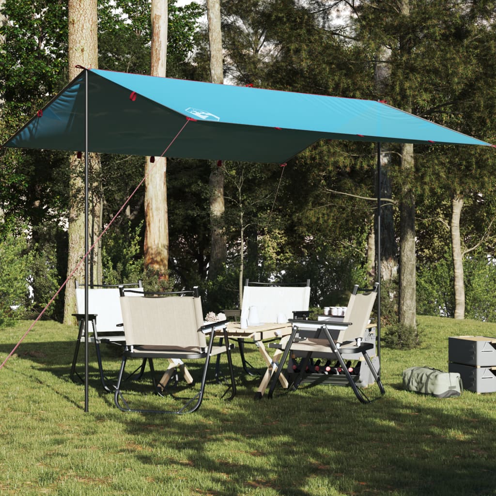 vidaXL Camping Tarp Blue 360x294 cm Waterproof