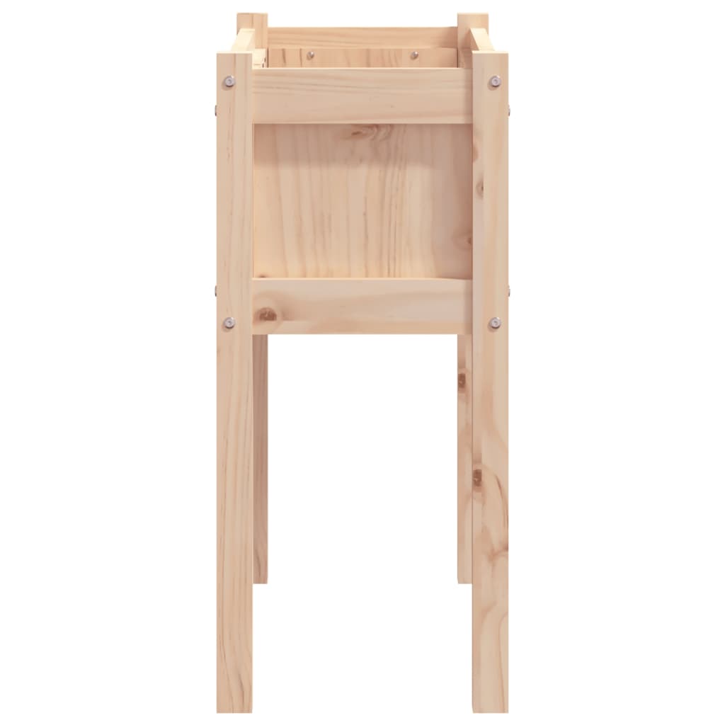 vidaXL Garden Planter with Legs 70x31x70 cm Solid Wood Pine