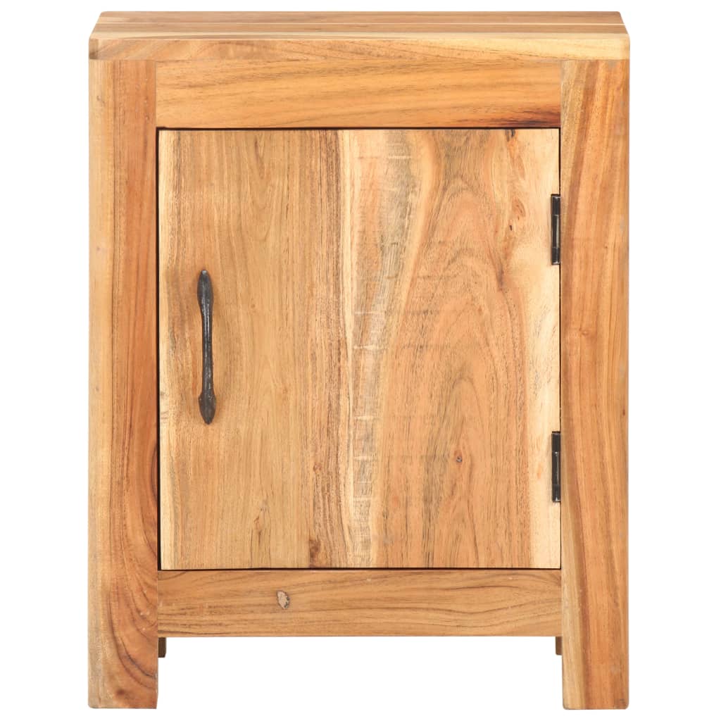 vidaXL Bedside Cabinet 40x30x50 cm Solid Acacia Wood