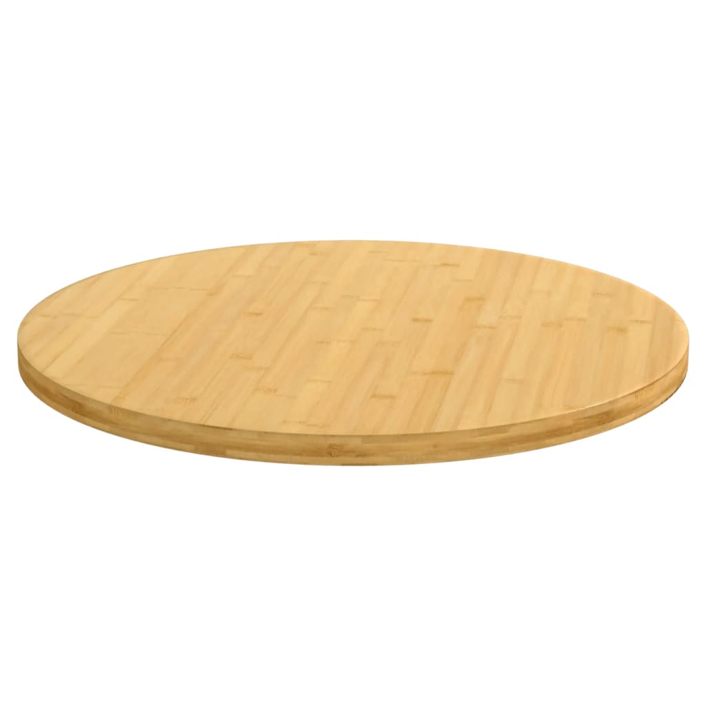 vidaXL Table Top Ø90x2.5 cm Bamboo