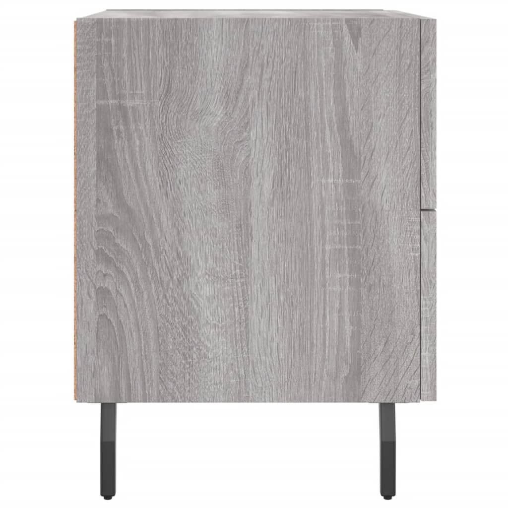 vidaXL Bedside Cabinets 2 pcs Grey Sonoma 40x35x47.5 cm Engineered Wood