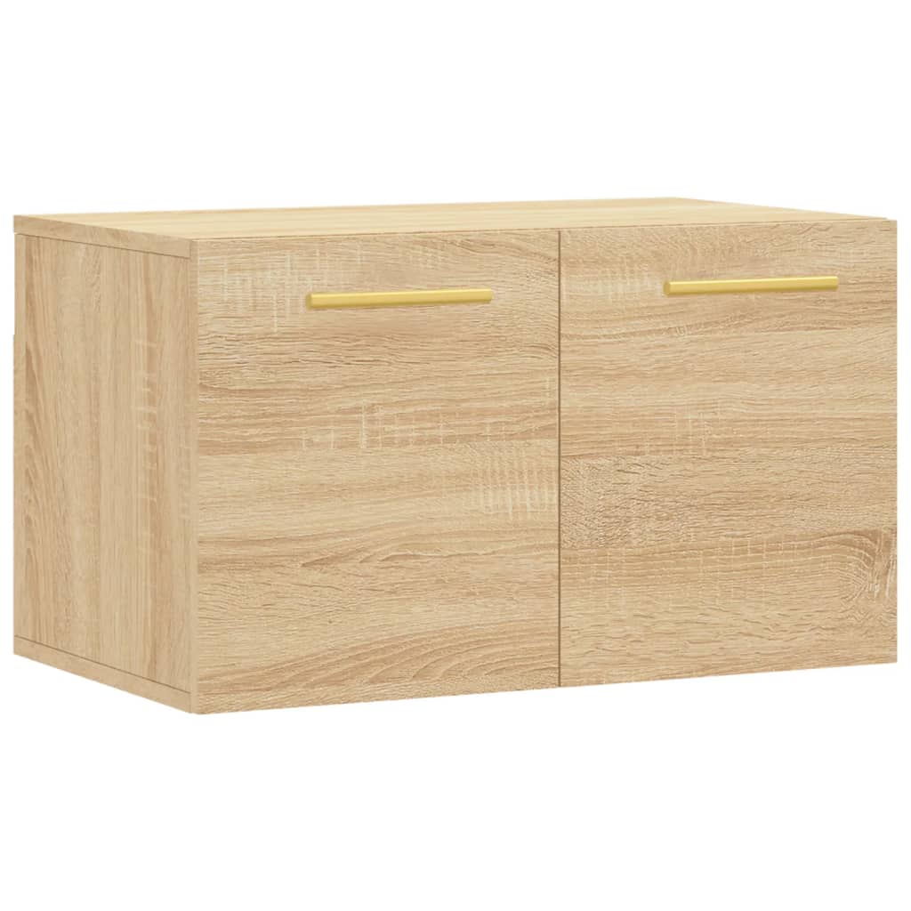 vidaXL Wall Cabinet Sonoma Oak 60x36.5x35 cm Engineered Wood