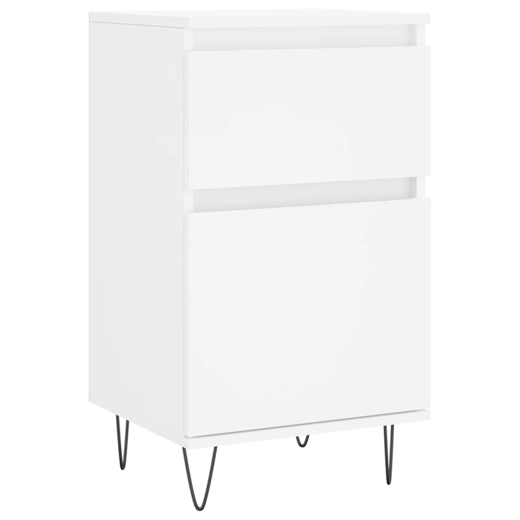 vidaXL Sideboards 2 pcs White 40x35x70 cm Engineered Wood