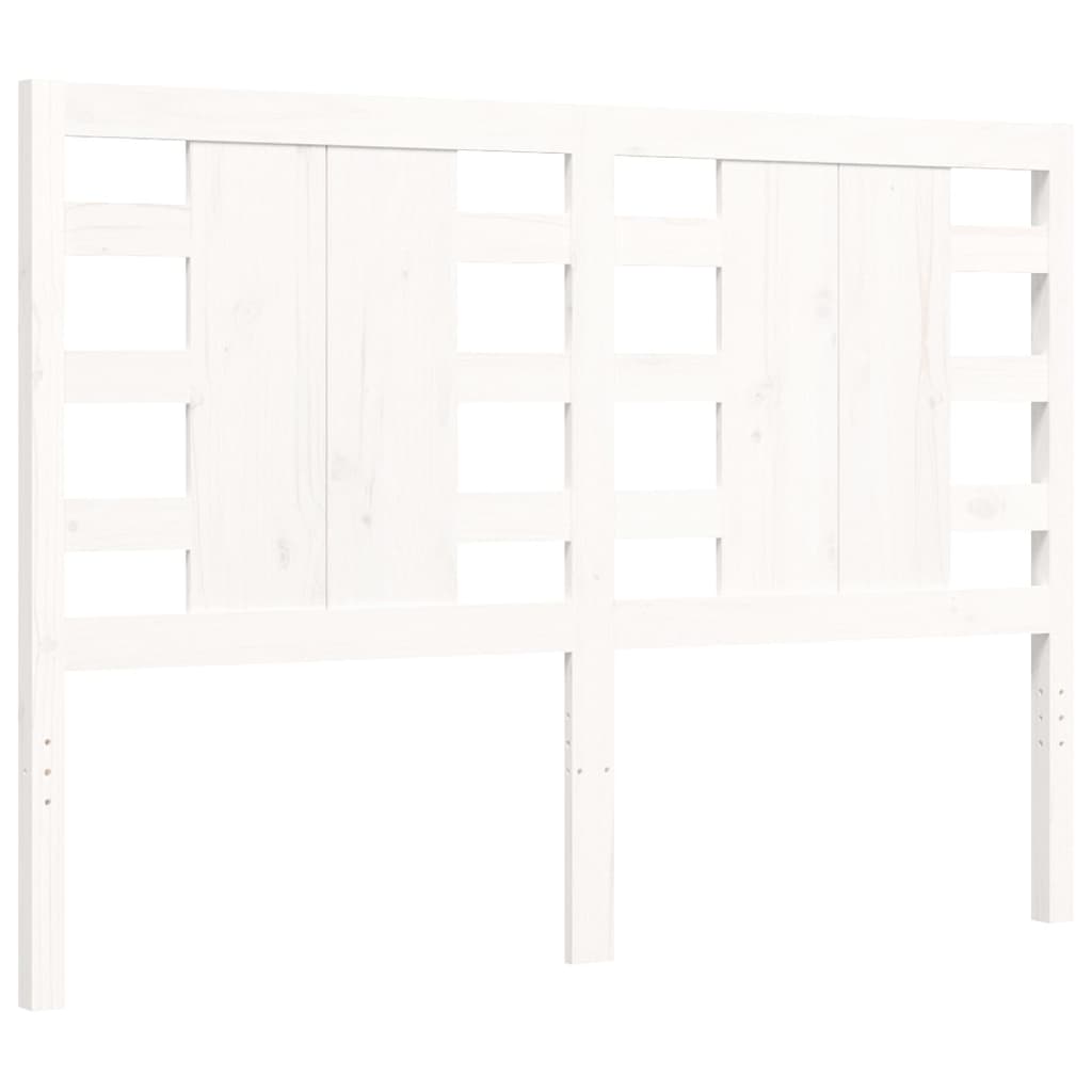 vidaXL Bed Frame without Mattress White 120x200 cm Solid Wood Pine