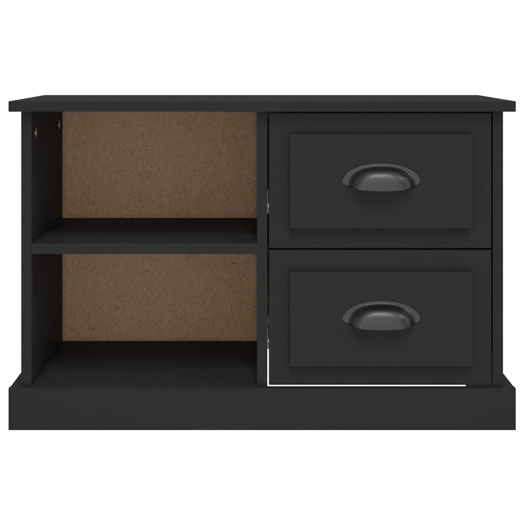 vidaXL TV Cabinet Black 73x35.5x47.5 cm Engineered Wood