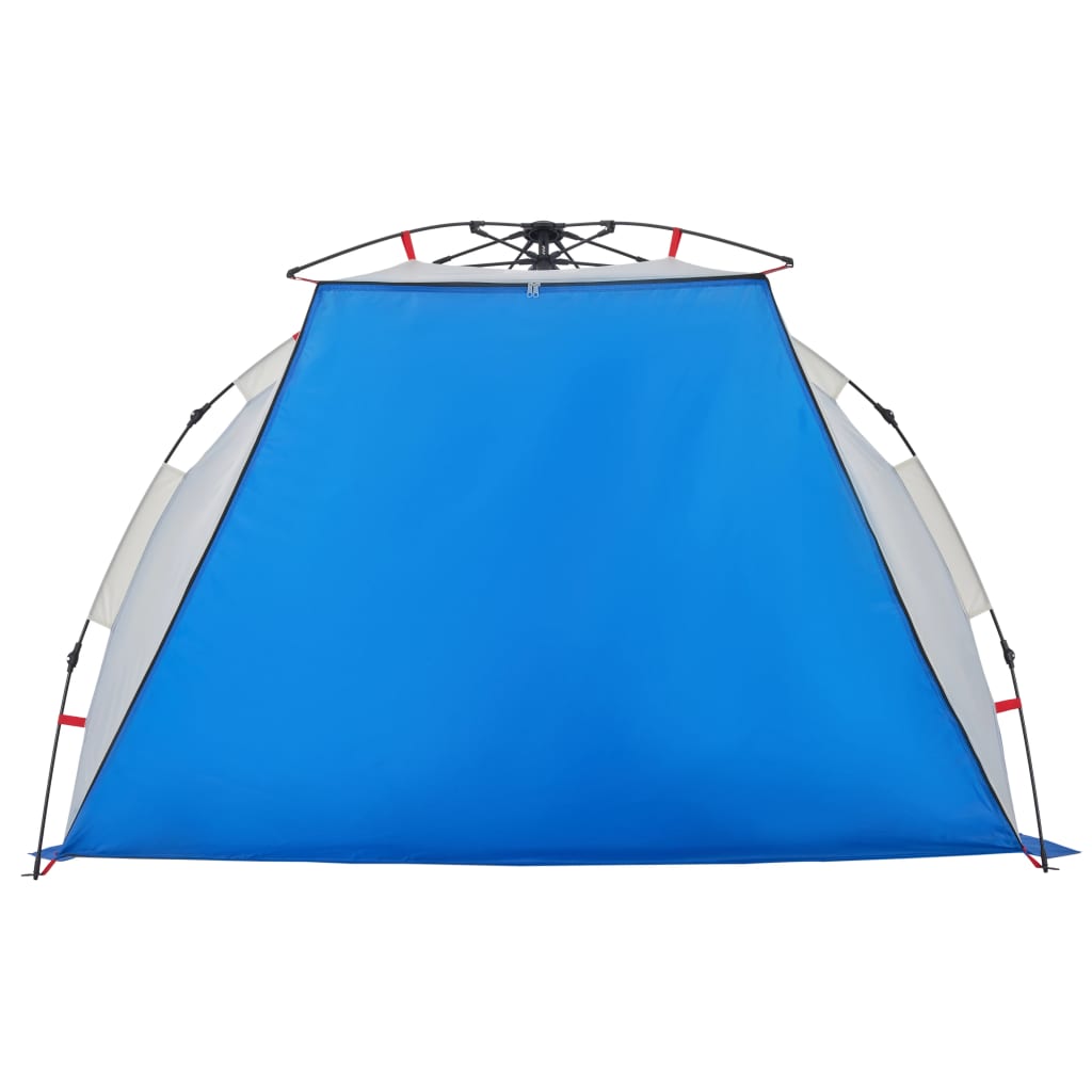 vidaXL Beach Tent 2-Person Azure Blue Quick Release Waterproof