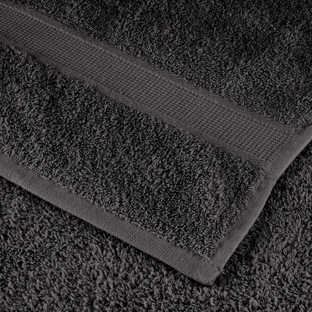 vidaXL Premium Guest Towels SOLUND 50pcs Anthracite 30x50cm 600gsm