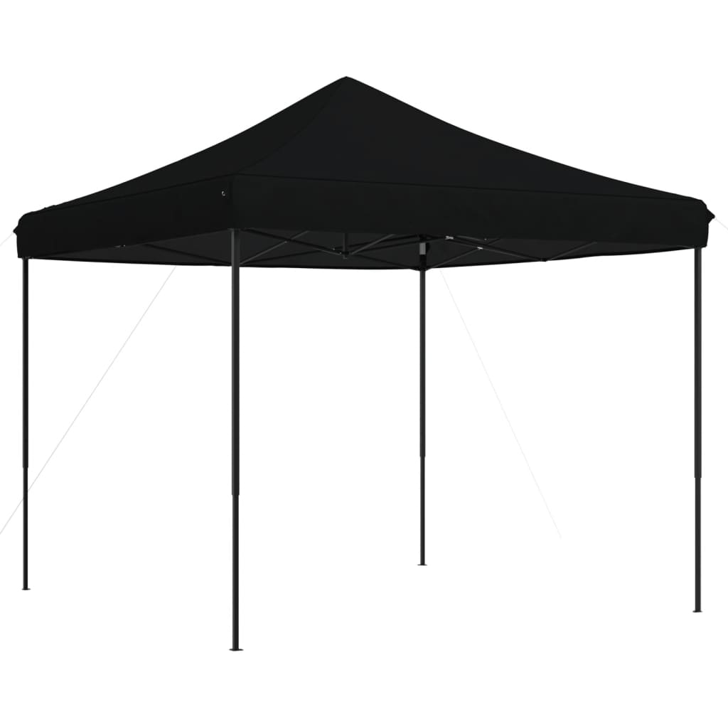 vidaXL Foldable Party Tent Pop-Up Black 292x292x315 cm