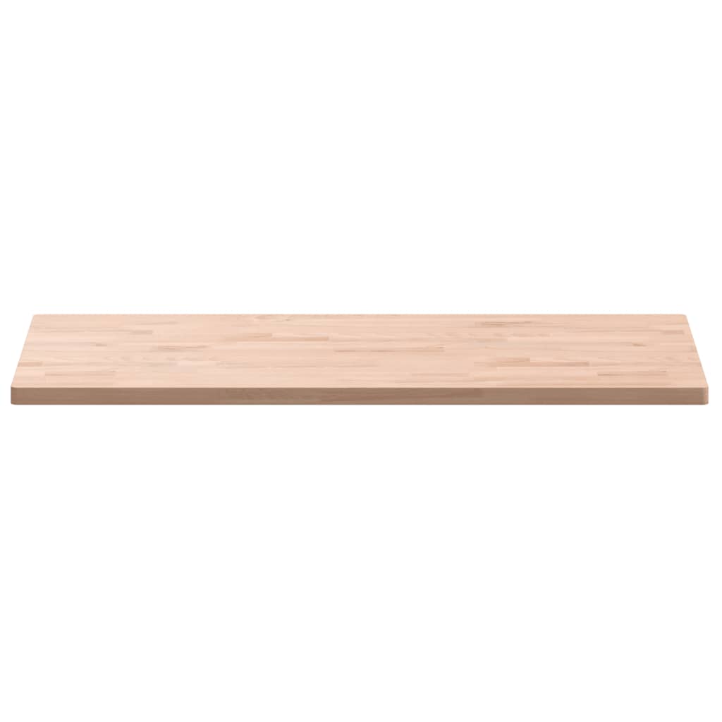 vidaXL Table Top 100x50x2.5 cm Rectangular Solid Wood Beech