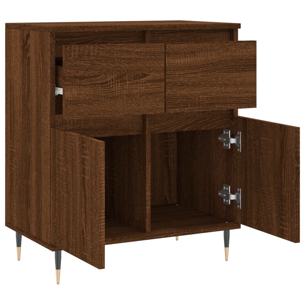 vidaXL Sideboard Brown Oak 60x35x70 cm Engineered Wood