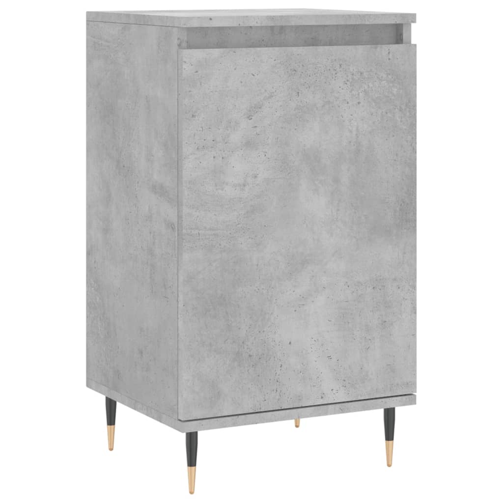 vidaXL Sideboards 2 pcs Concrete Grey 40x35x70 cm Engineered Wood