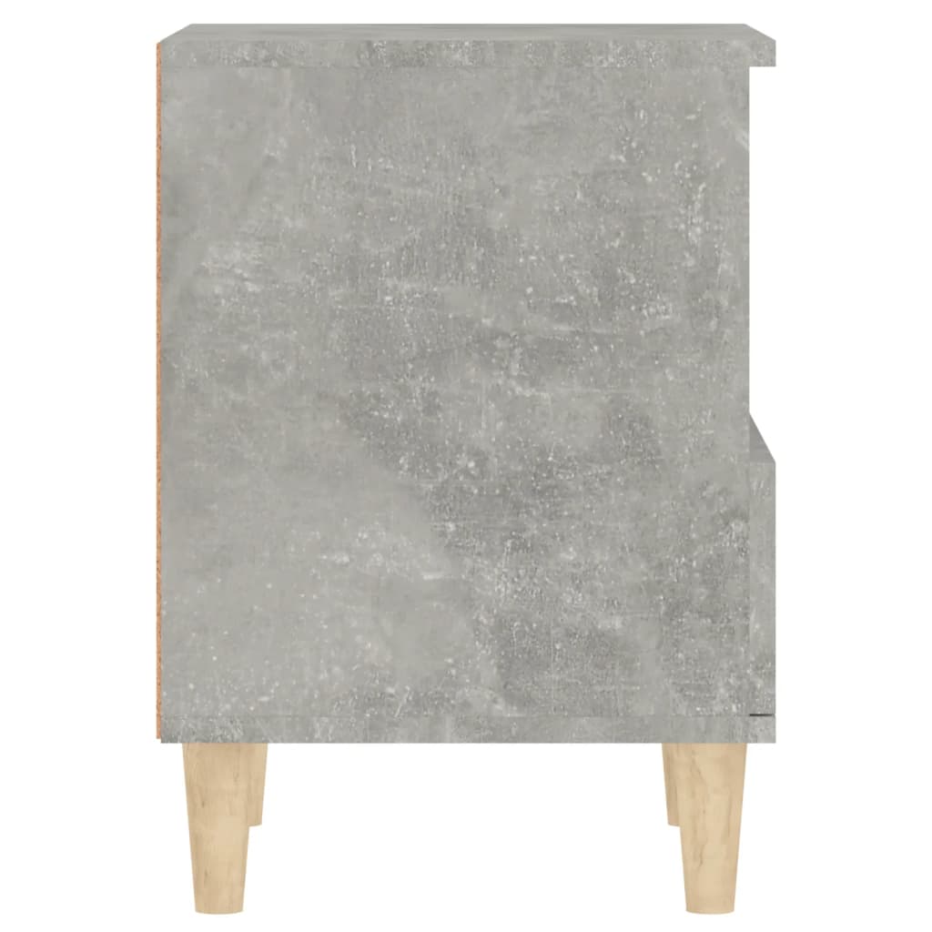 vidaXL Bedside Cabinet Concrete Grey 40x35x50 cm