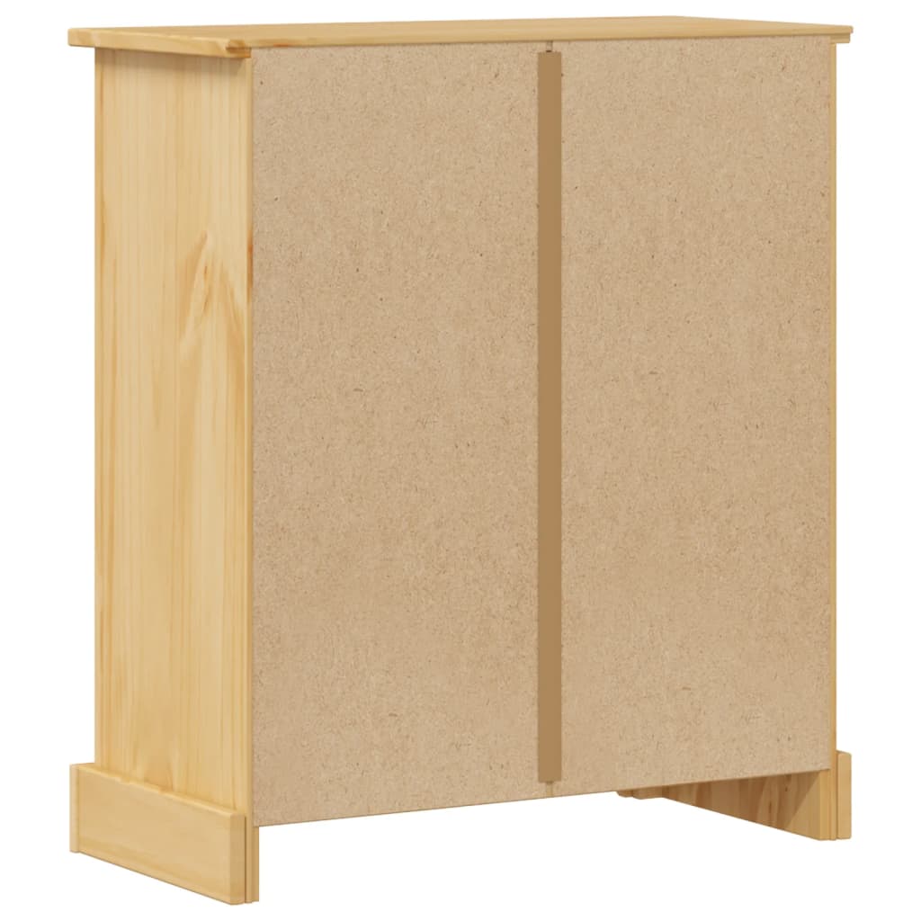 vidaXL Bathroom Cabinet Corona 70x33x80 cm Solid Wood Pine