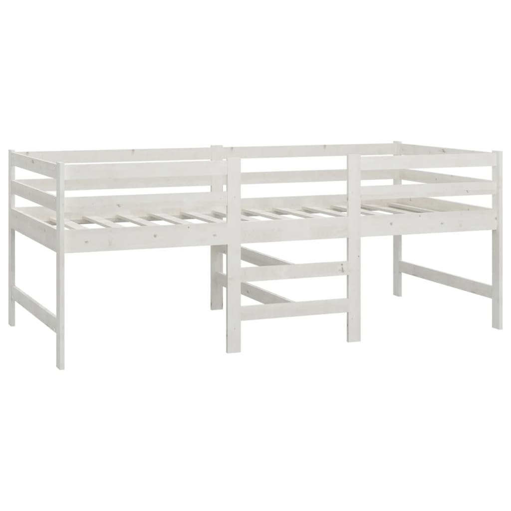 vidaXL Bed Frame without Mattress White 90x200 cm Solid Wood Pine