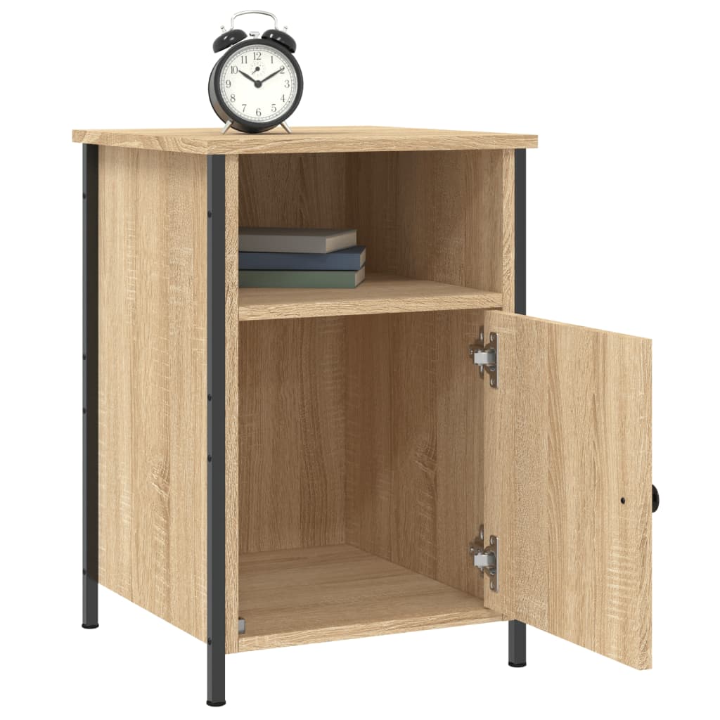 vidaXL Bedside Cabinet Sonoma Oak 40x42x60 cm Engineered Wood