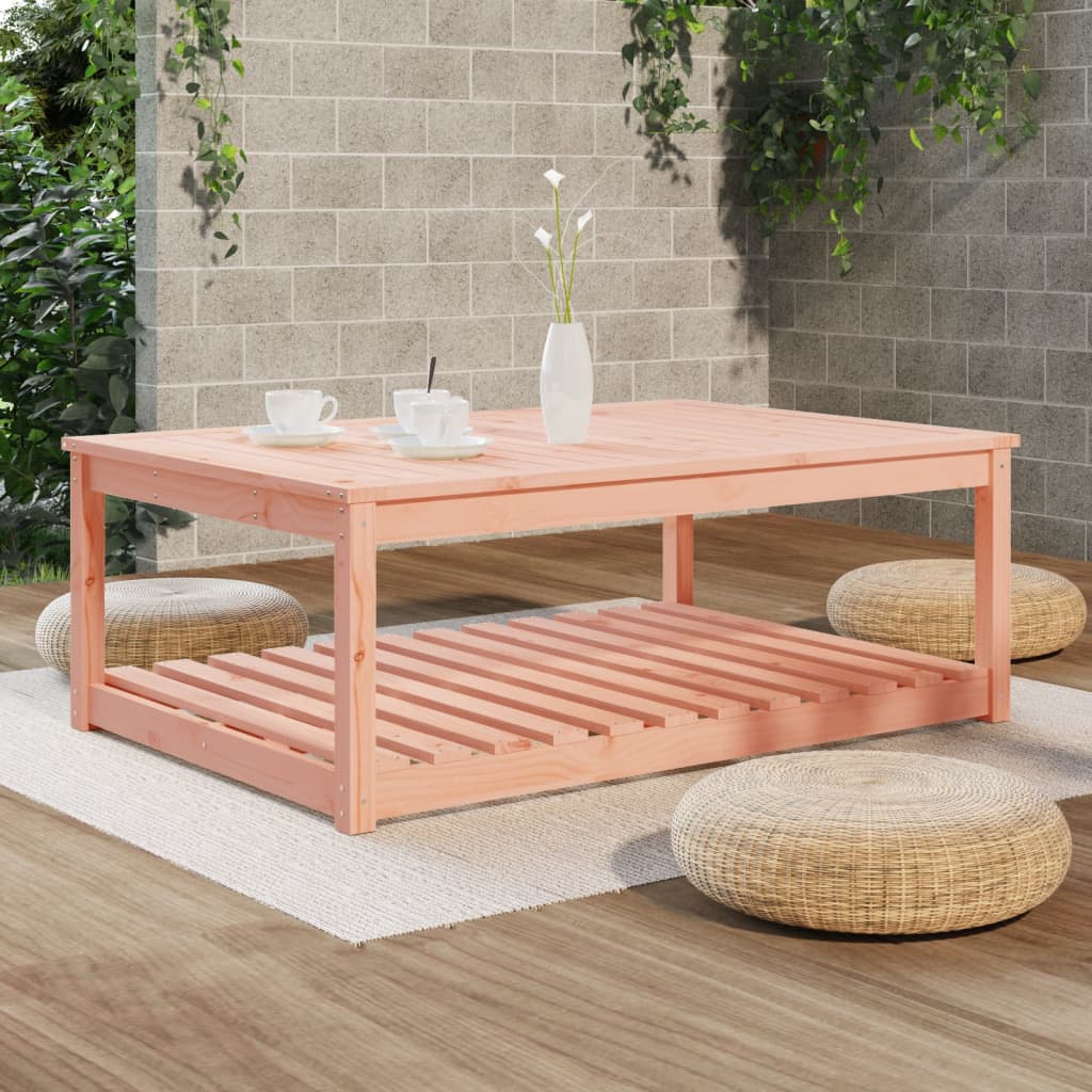 vidaXL Garden Table 121x82.5x45 cm Solid Wood Douglas