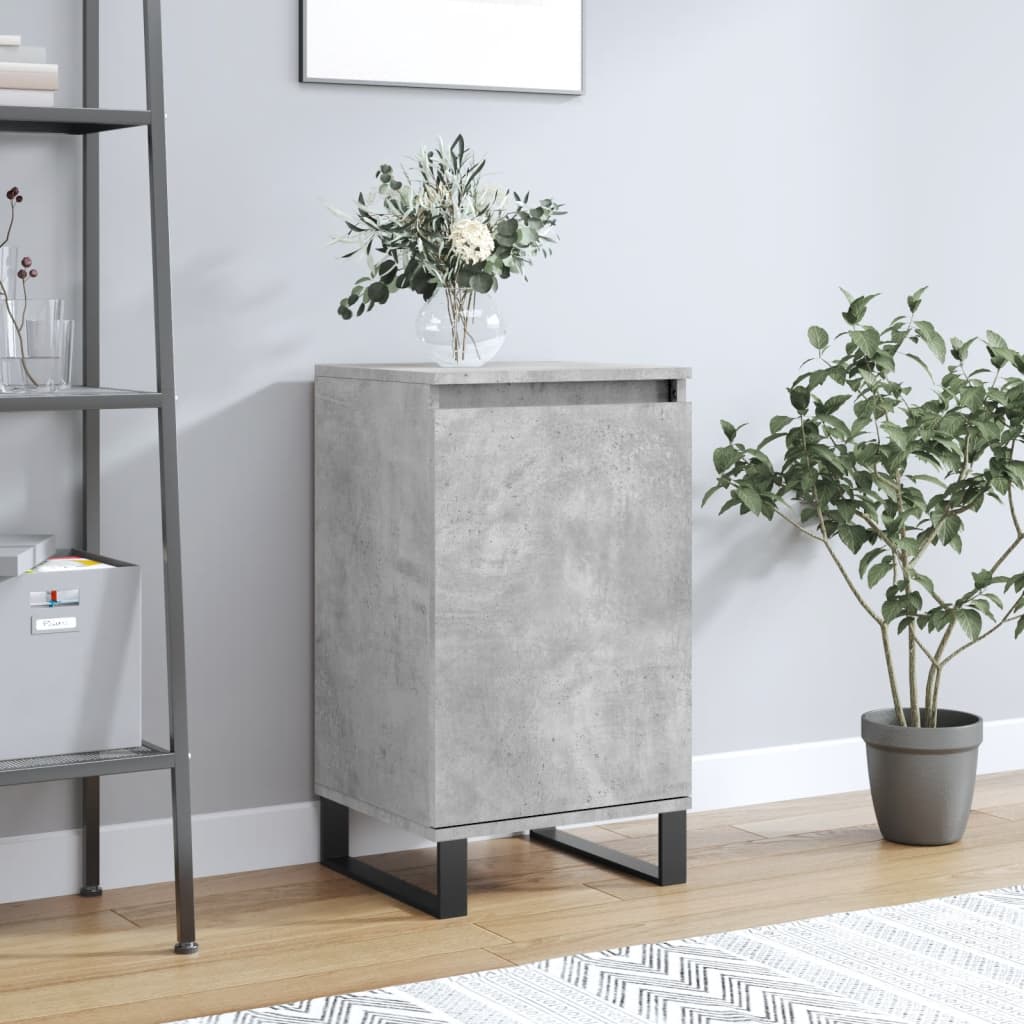 vidaXL Sideboard Concrete Grey 40x35x70 cm Engineered Wood