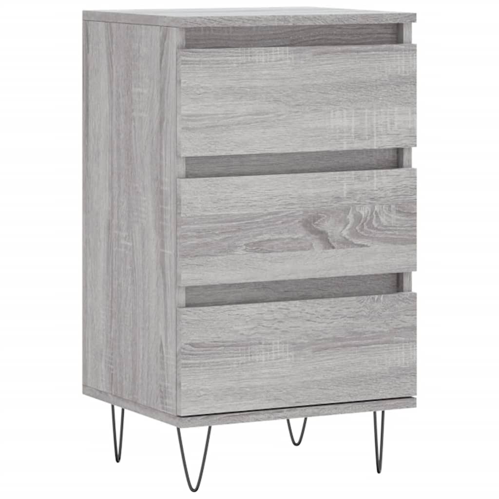 vidaXL Sideboard Grey Sonoma 40x35x70 cm Engineered Wood