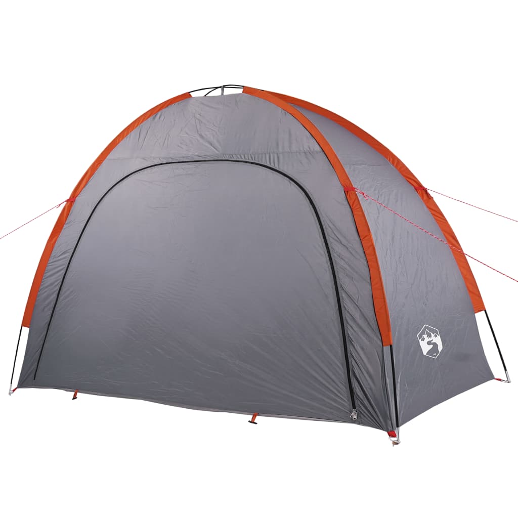 vidaXL Storage Tent Grey and Orange Waterproof