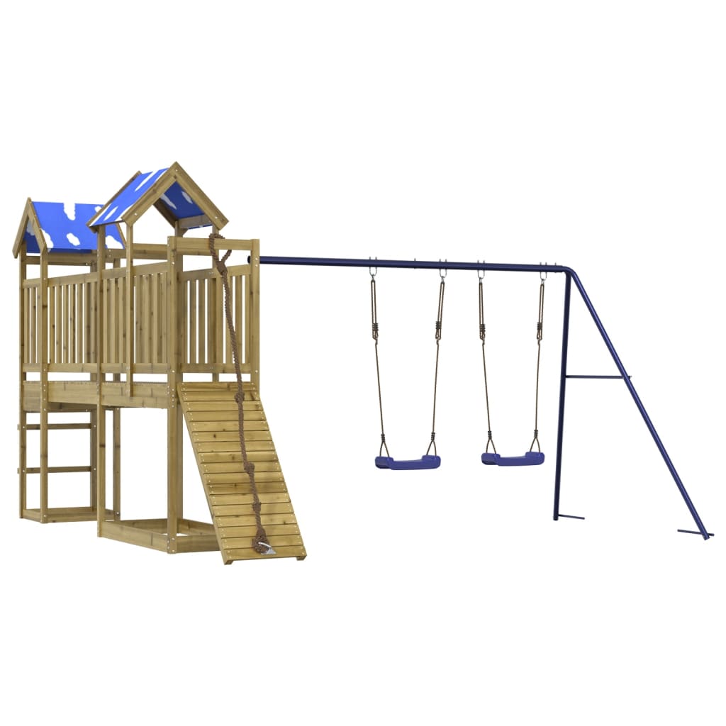 vidaXL Outdoor Playset Impregnated Wood Pine