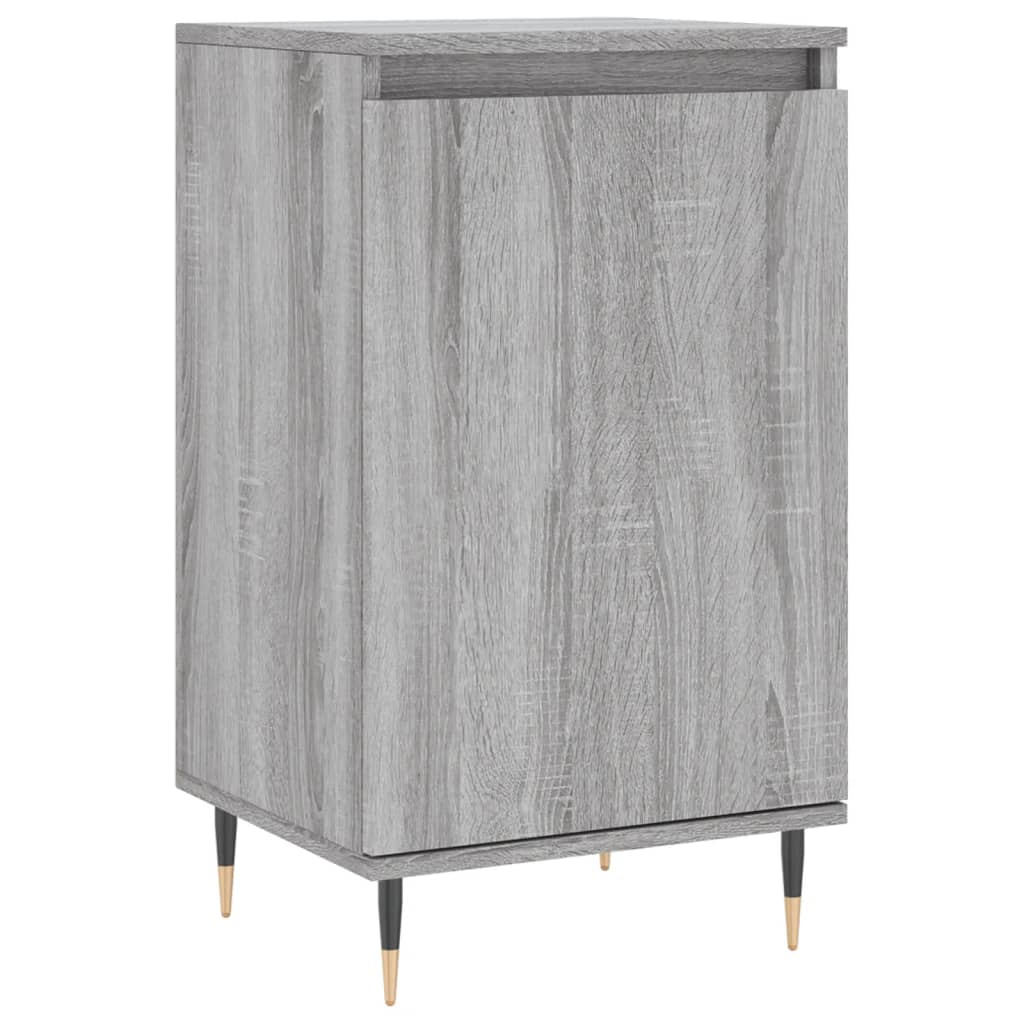 vidaXL Sideboards 2 pcs Grey Sonoma 40x35x70 cm Engineered Wood