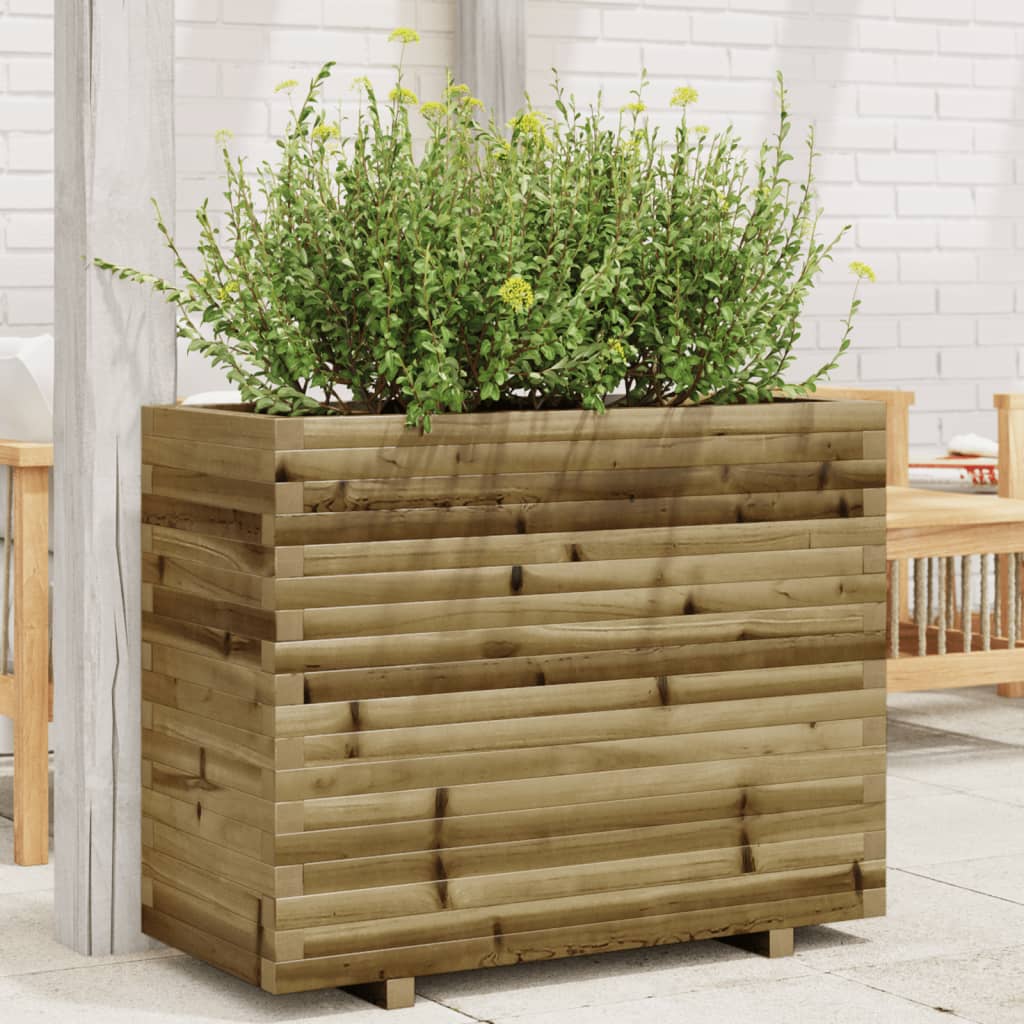 vidaXL Garden Planter 90x40x72 cm Impregnated Wood Pine