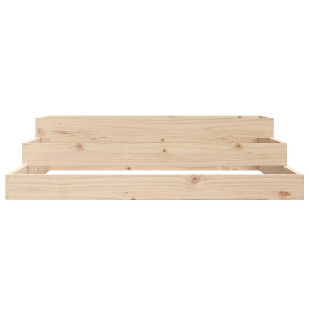 vidaXL Planter 107x107x27 cm Solid Wood Pine