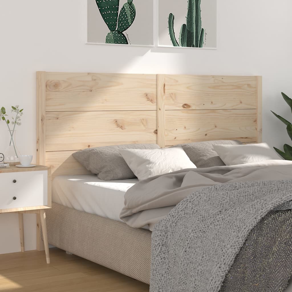 vidaXL Headboard 186x4x100 cm Solid Wood Pine