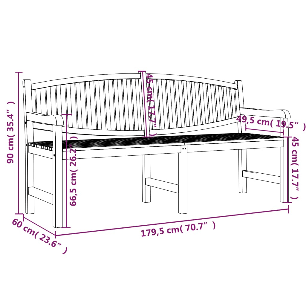 vidaXL 5 Piece Garden Dining Set Solid Wood Teak