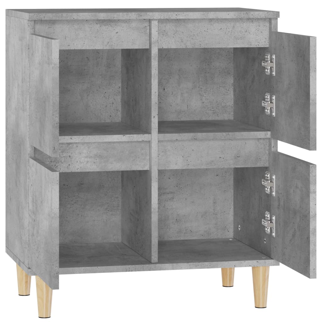 vidaXL Sideboard Concrete Grey 60x35x70 cm Engineered Wood