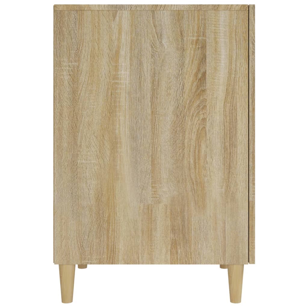 vidaXL Desk Sonoma Oak 140x50x75 cm Engineered Wood