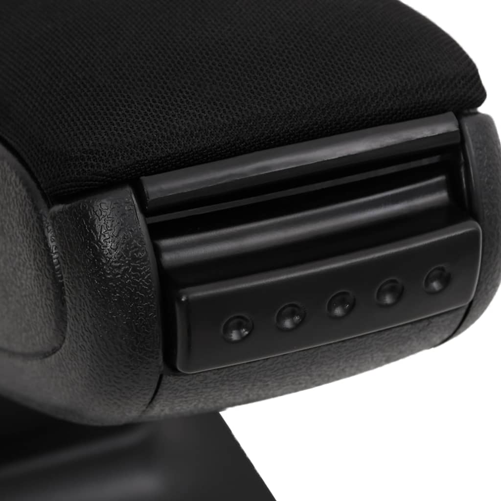 vidaXL Car Armrest Black 16x32x(35-50.5) cm ABS