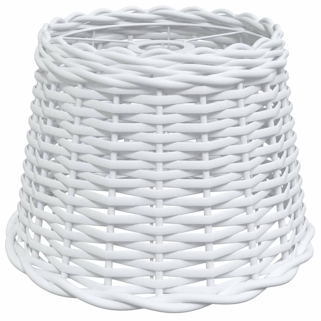 vidaXL Ceiling Lamp Shade White Ø30x20 cm Wicker