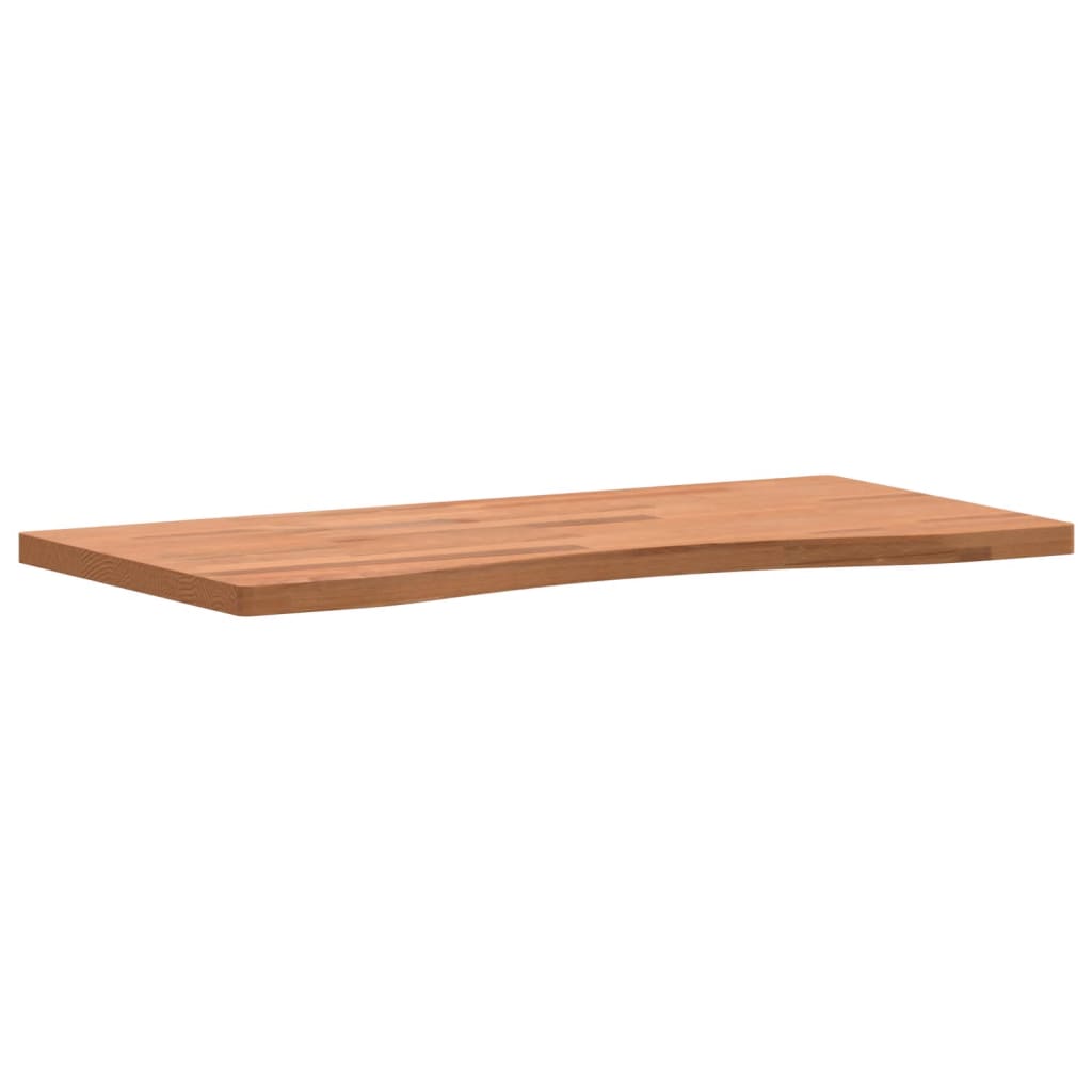 vidaXL Desk Top 80x(36-40)x2.5 cm Solid Wood Beech